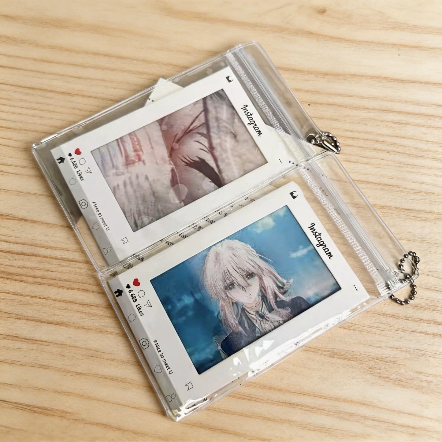 바이올렛 크리에이티브 블링크 다이나믹 3D 렌티큘러 카드