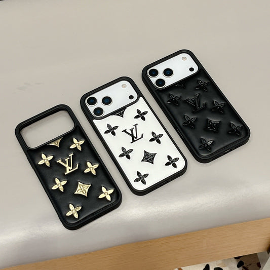Ylellinen 3D-kohokuvioitu design-iPhone-kotelo