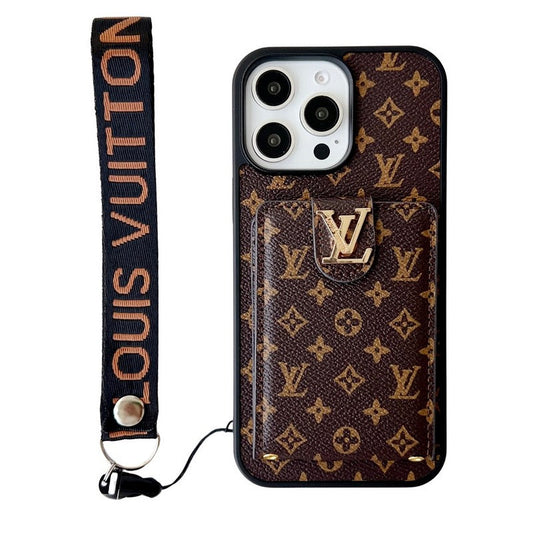 Ylellinen Classic Color Crossbody iPhone-kuori