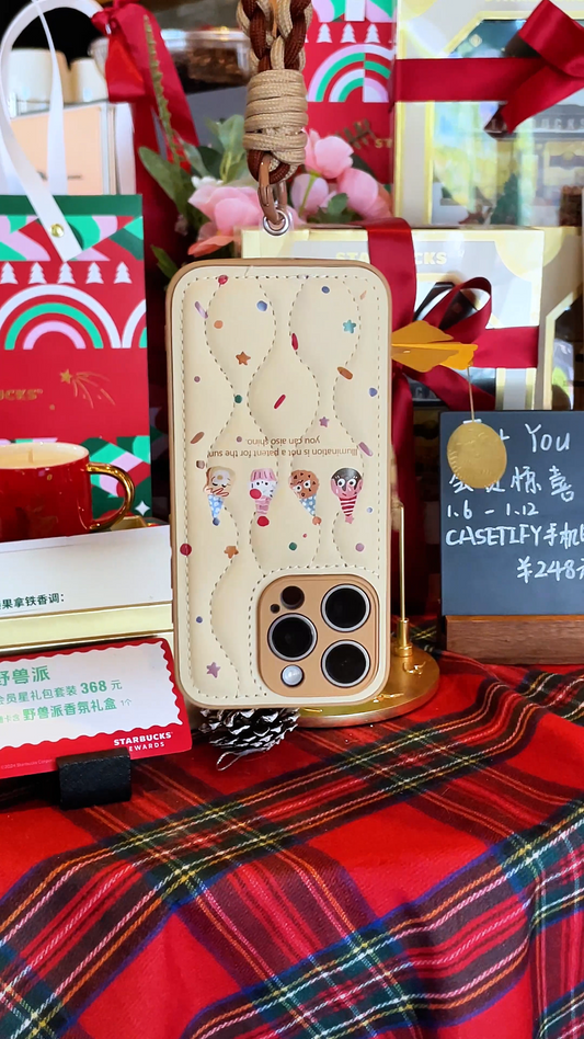 Feather-light Cozy: Husă pentru iPhone șic, inspirată de prăjituri, pentru trendsetters