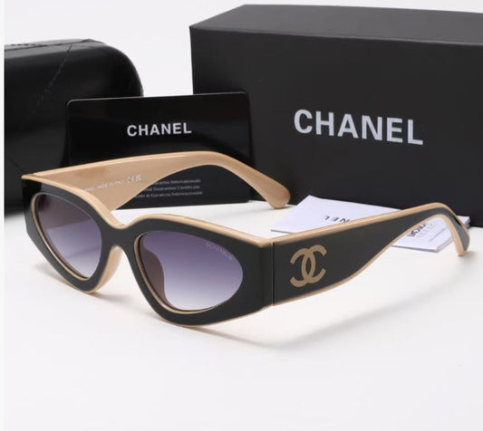 Rechteckige Acetat-Sonnenbrille cc