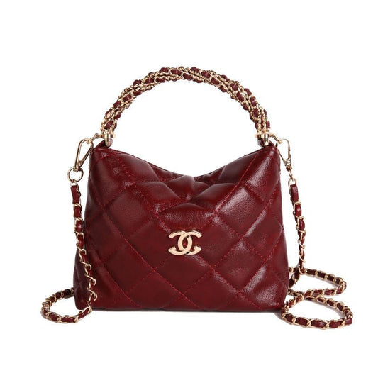 Mála Scamall Slabhra Cuilteáilte - Crossbody Strap Inchoigeartaithe Uigeacht