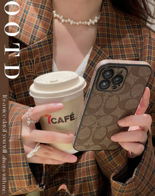 Klassinen iPhone Case Coffee -QB240402
