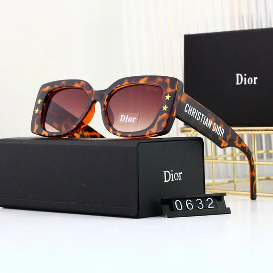 Neue Star-Sonnenbrille mit quadratischem Rahmen