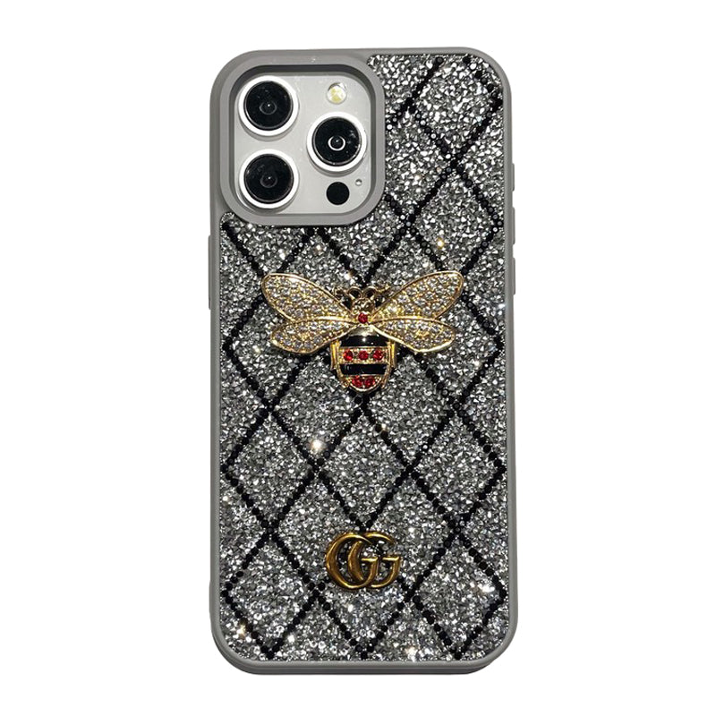 Premium Bee Diamond iPhone -kotelo
