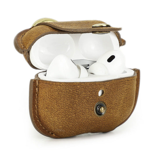 Δερμάτινη θήκη Airpods Pro 2 με κλιπ