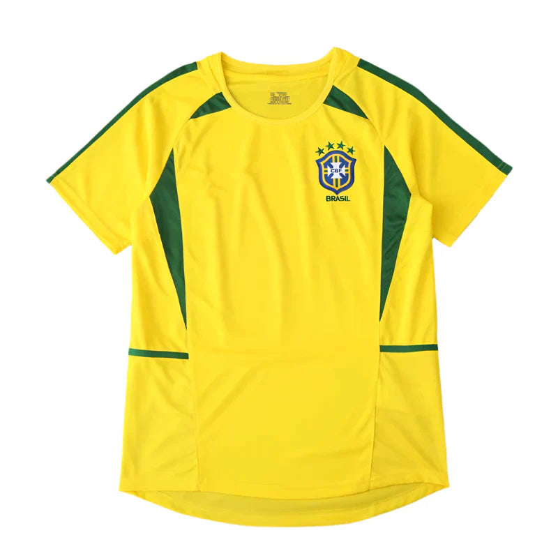 Brazil Home Retro säsongströja 2002