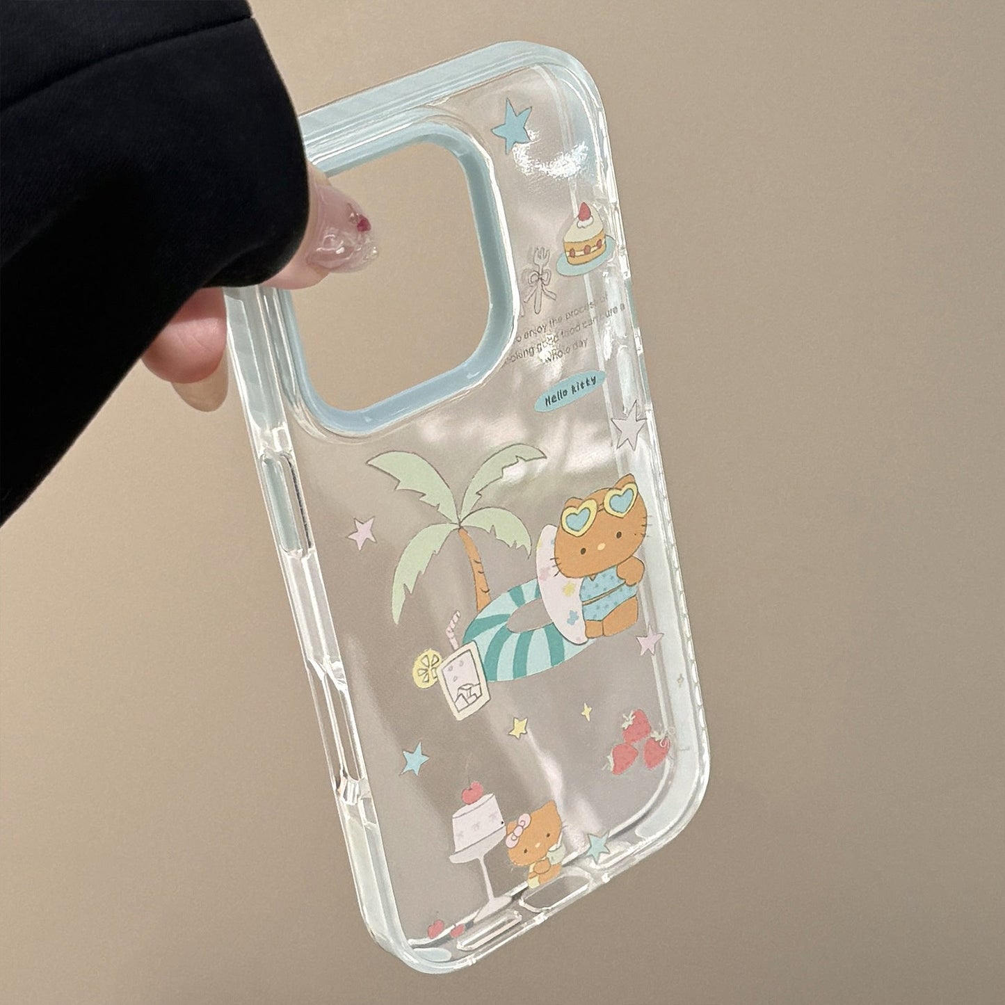 Stereo cartoon iPhone17promax Apple 16 mobile phone case, black cat suitable for 14 folding mirror 13 soft