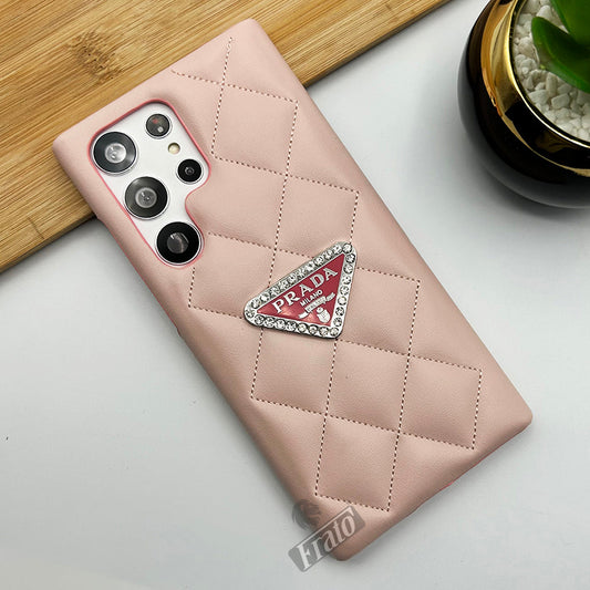 Husă din piele modernă de marcă de lux pentru Samsung Galaxy