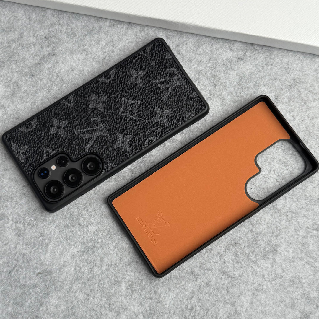 LUXUSNÉ ZNAČKOVÉ PU KOŽENÉ POUZDRO PRE SAMSUNG GALAXY
