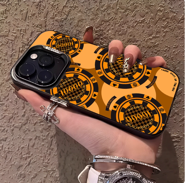 마그네틱 포커 칩 패턴 아이폰 케이스