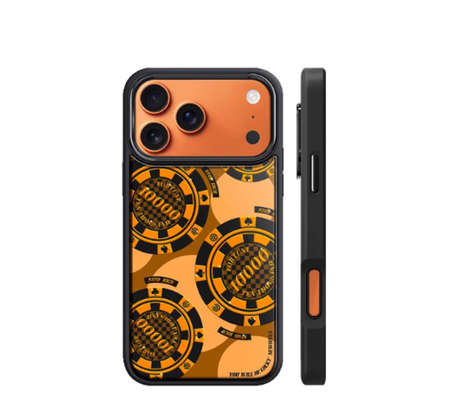 Magnetisk Poker Chip Pattern iPhone etui