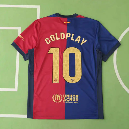 FC Barcelona x Coldplay Home 24/25 Geansaithe Séasúr