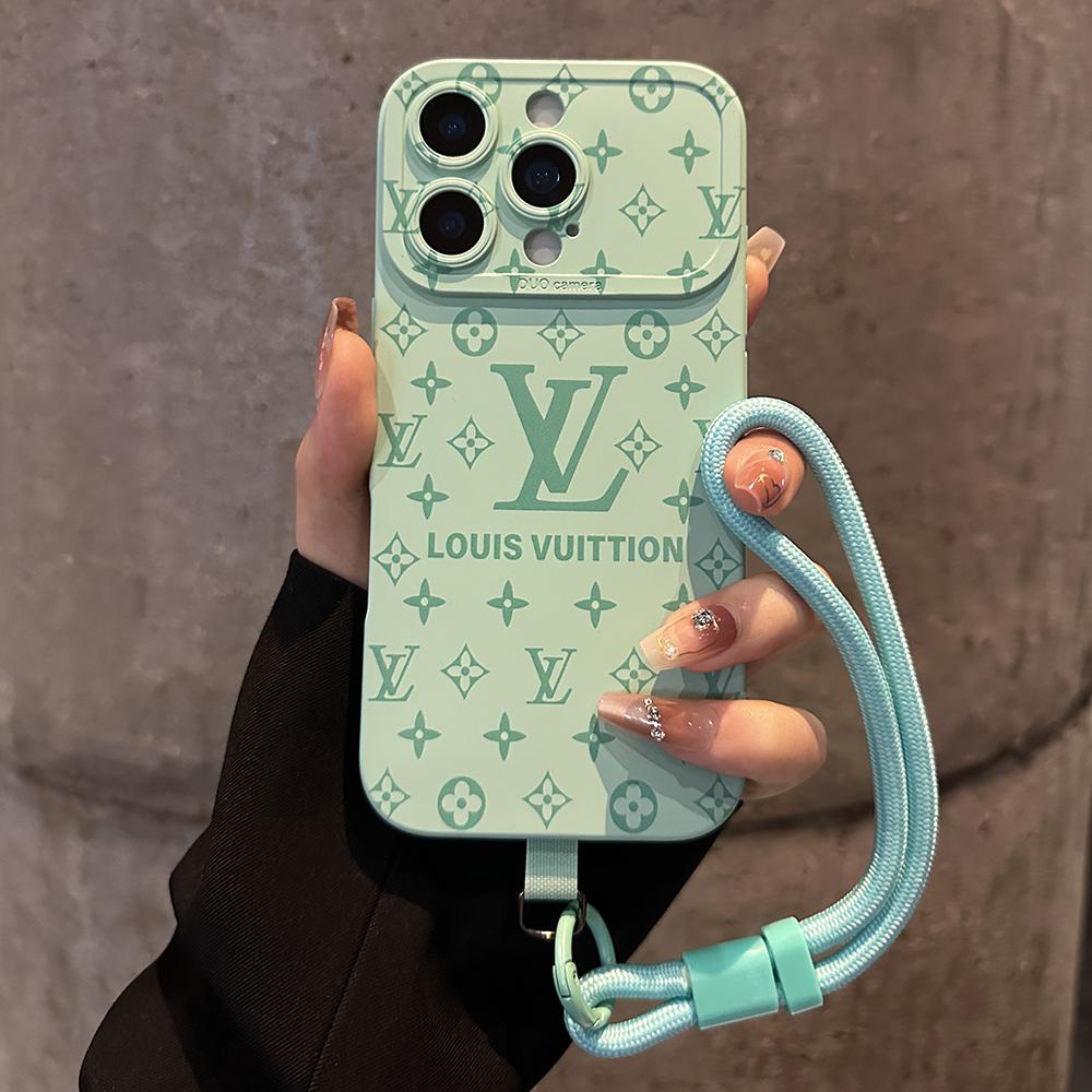 Luxusné púzdro na iPhone s reliéfnym vzorom s odnímateľným remienkom na zápästie