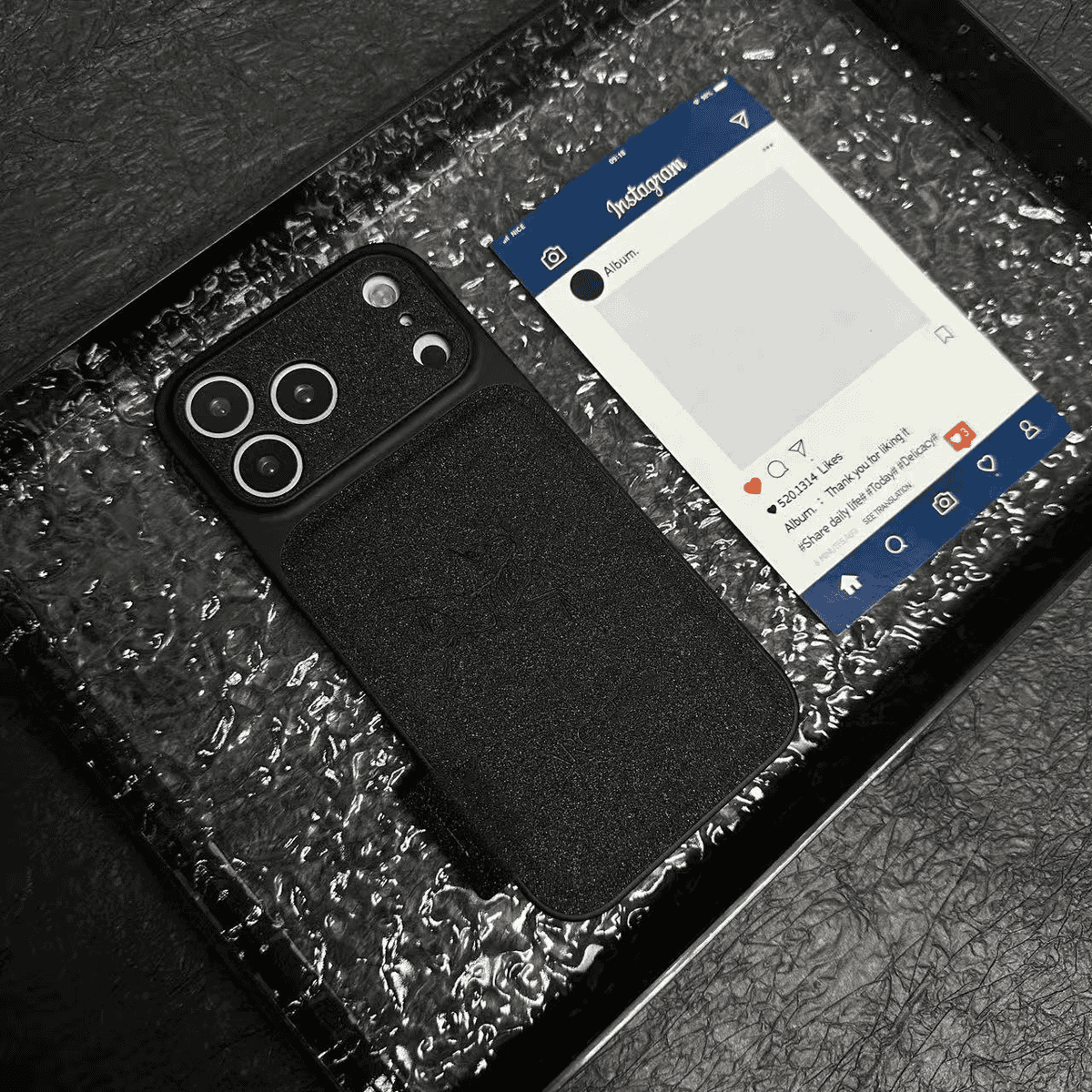 Funda de lujo para iPhone al aire libre