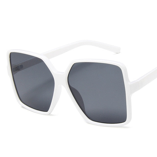 Higody Fashion Naisten Ylisuuret Aurinkolasit Gradientti Muovi merkkisuunnittelija Naisten aurinkolasit UV400 lentes de sol mujer