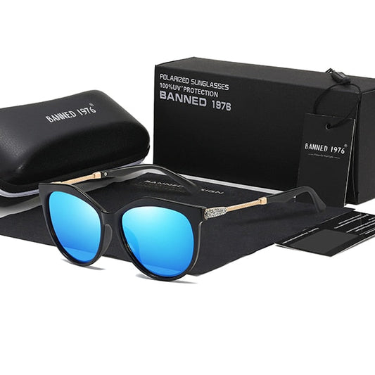 Neue Luxus HD Polarisierte Frauen Sonnenbrille Mode Runde Damen Vintage Marke Design katze auge frau Weibliche Sonnenbrille oculos