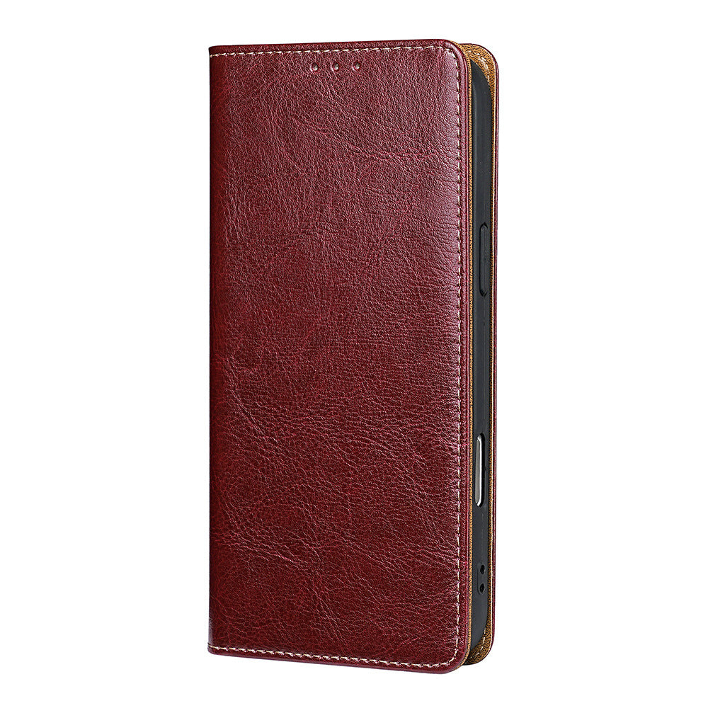 Fíor Cás Fón Sparán Leathar Lán-Gráin Cowhide