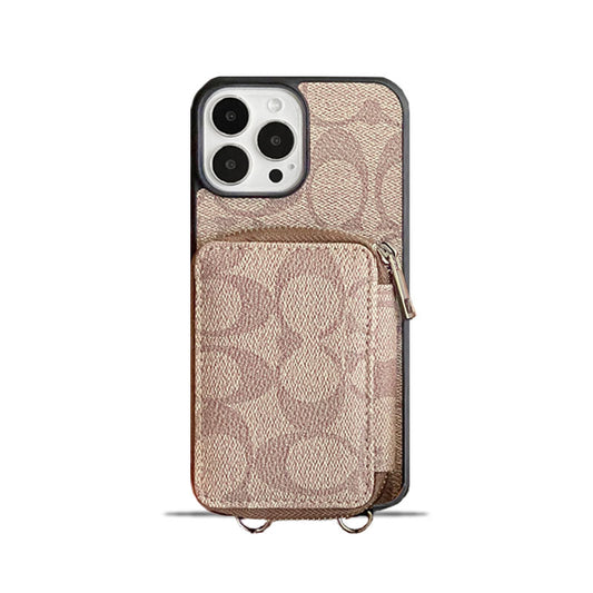Klassinen iPhone-kuori ja lompakkokahvi-LQB241412