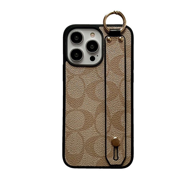 Capa clássica para iPhone com suporte, preta - Tamanho PW240330