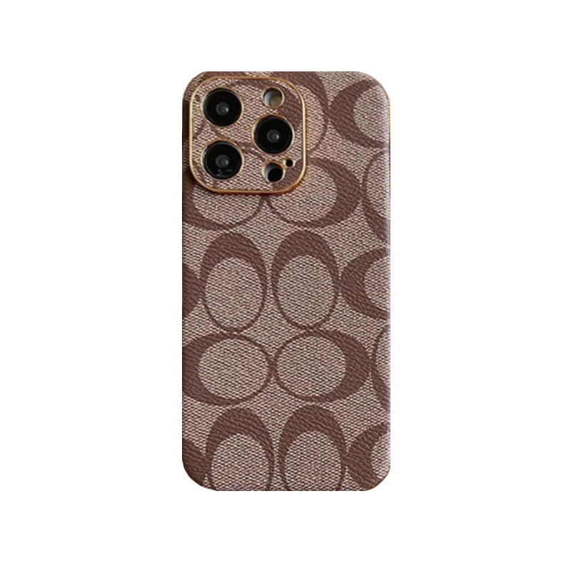 Κλασική θήκη iPhone Δερμάτινη Μαύρη -QBK240513