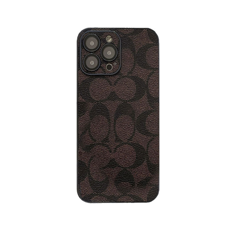 Custodia classica per iPhone nera -QB240402