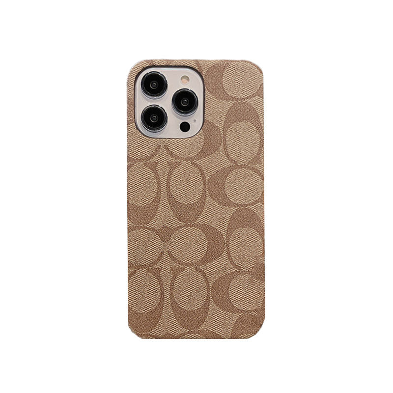 Husă clasică clasică pentru iPhone Cafea -JDK241426