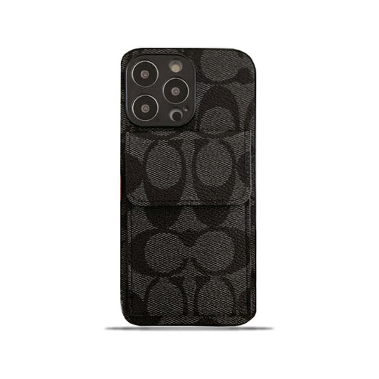 Klasična torbica za iPhone z denarnico črna-HP240513