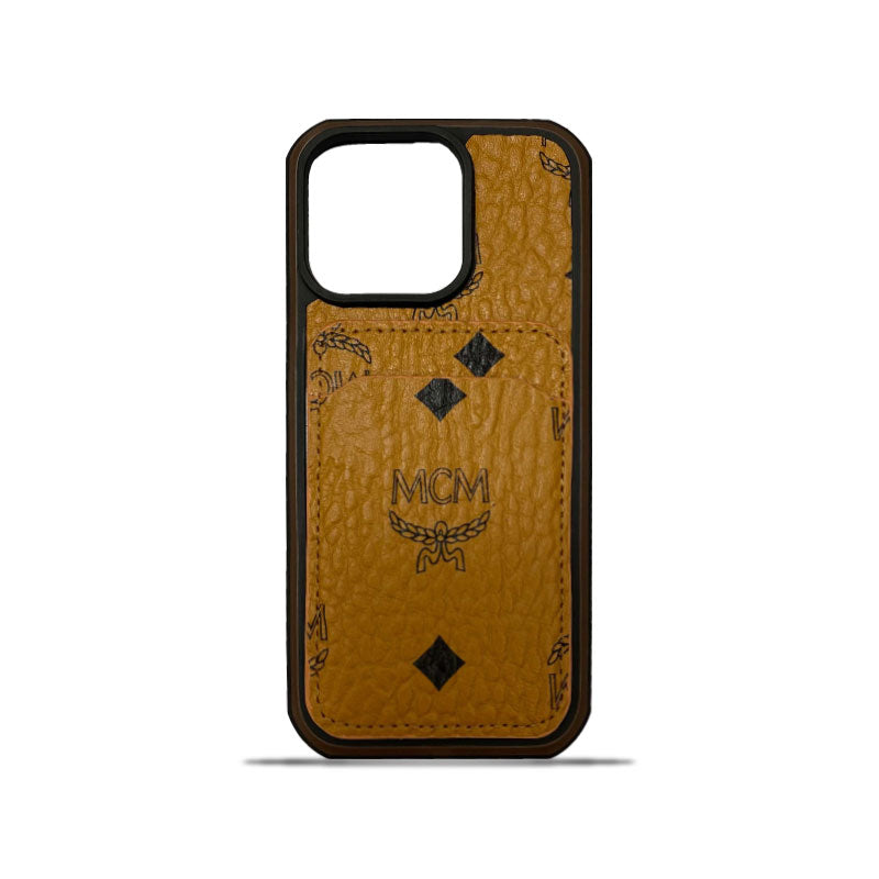 Cás MCM iPhone Le Sealbhóir Cárta Buí-MCK240603