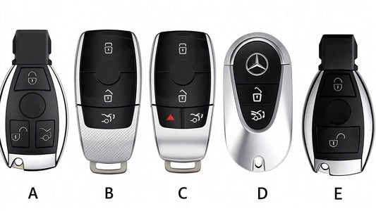 Top Grain Leather θήκη κλειδιών Mercedes