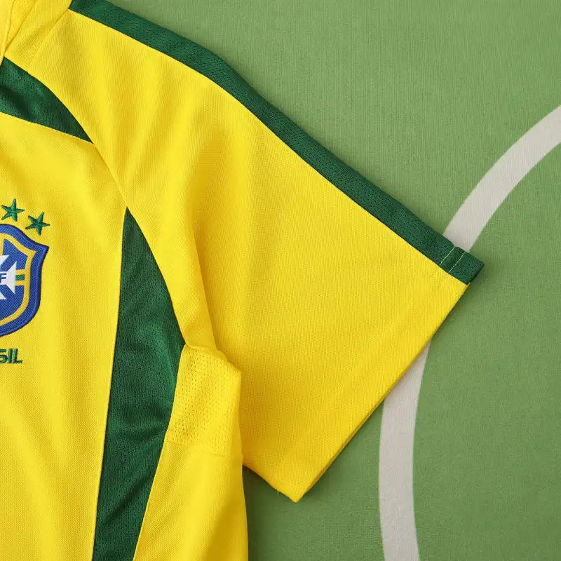 Brazil Home Retro säsongströja 2002