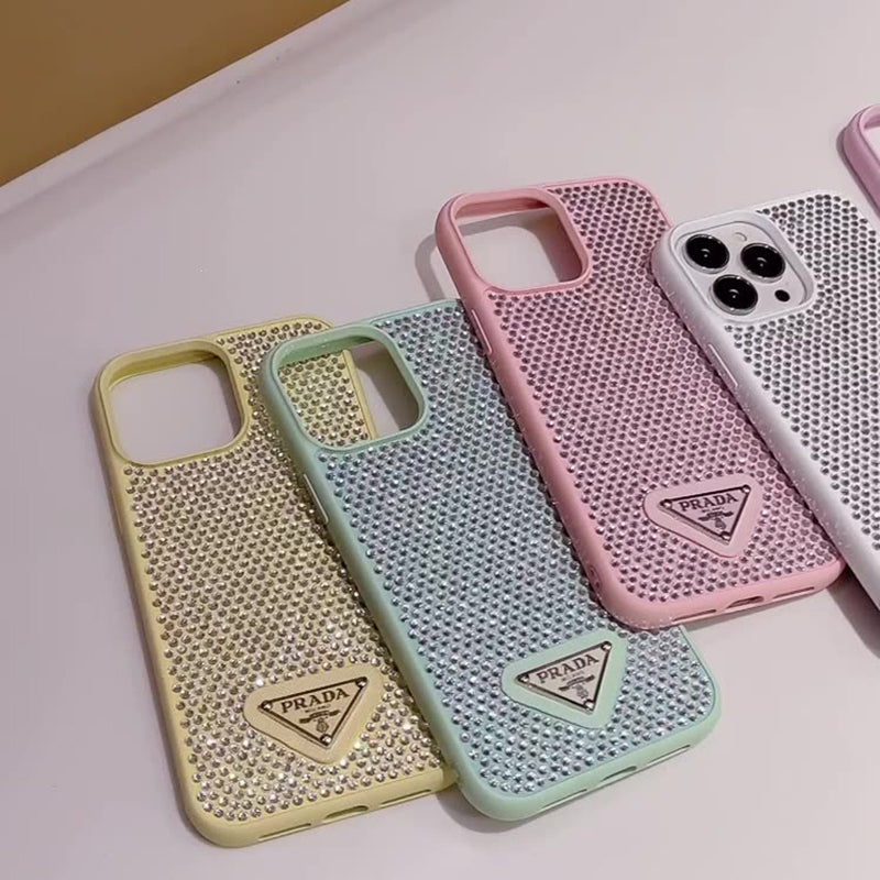 Custodia per iPhone di lusso con cristalli