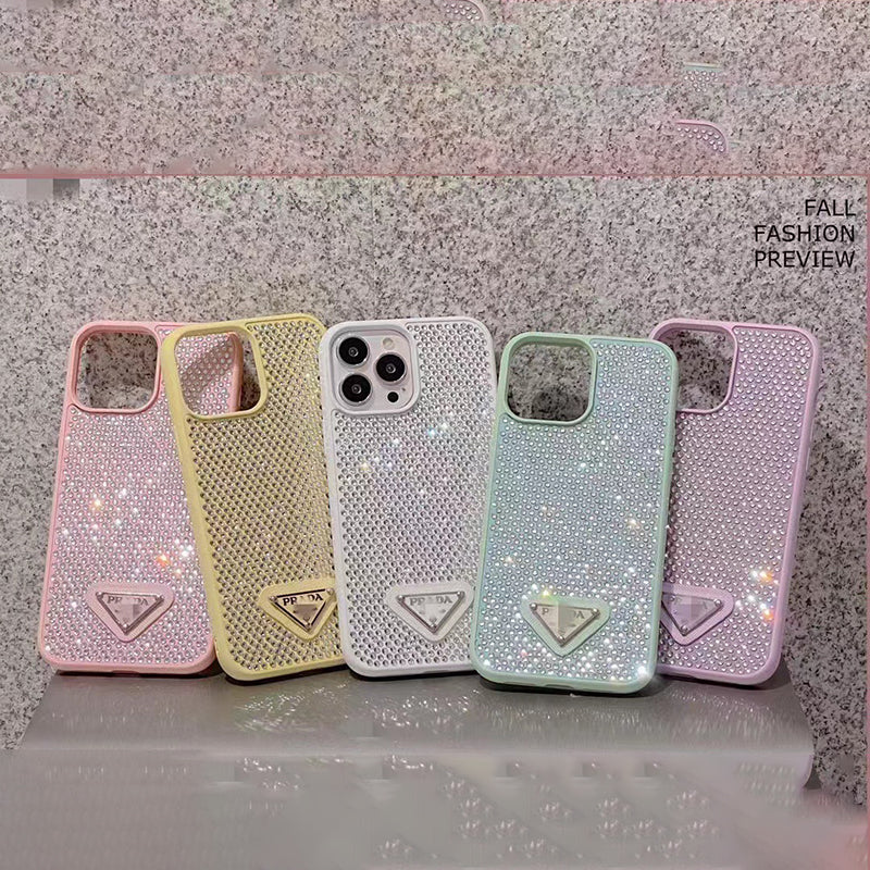 Custodia per iPhone di lusso con cristalli