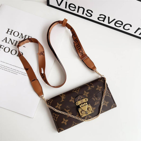 Nahkainen Crossbody Bag -vaikutteinen iPhone-kotelo korttitelineellä
