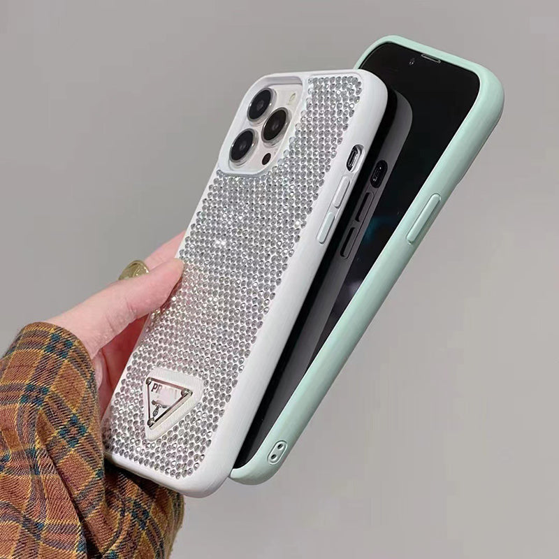 Custodia per iPhone di lusso con cristalli