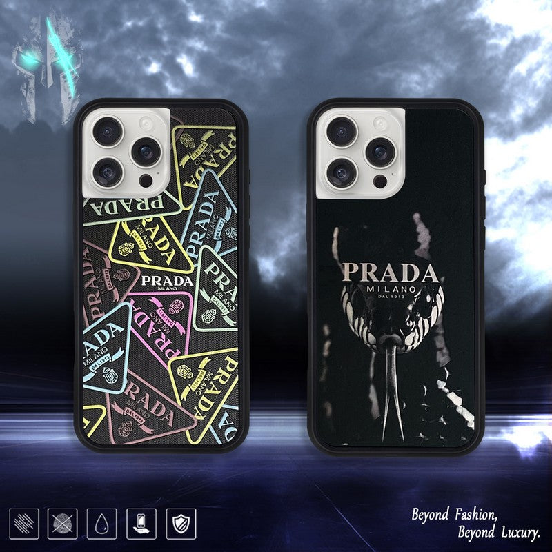 Custodia nera di lusso per iPhone