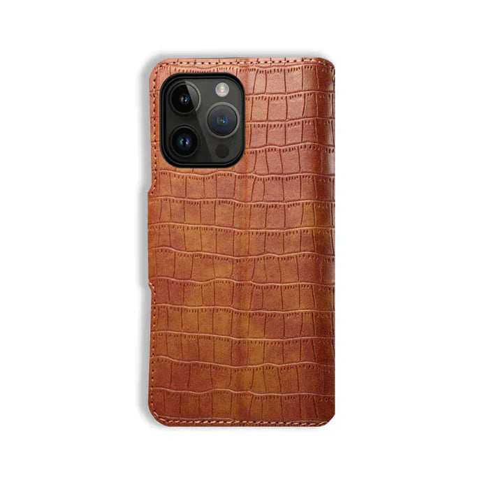 Pouzdro na iPhone s aligátorem a řemínkem