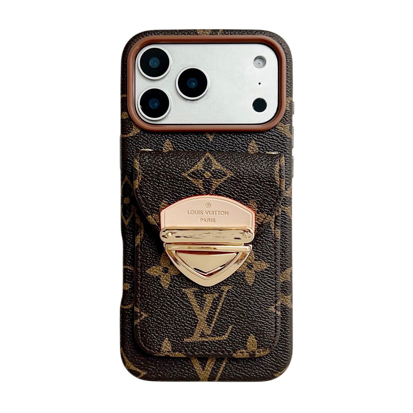 Ylellinen Crossbody iPhone -kotelo korttitaskulla & irrotettavalla hihnalla