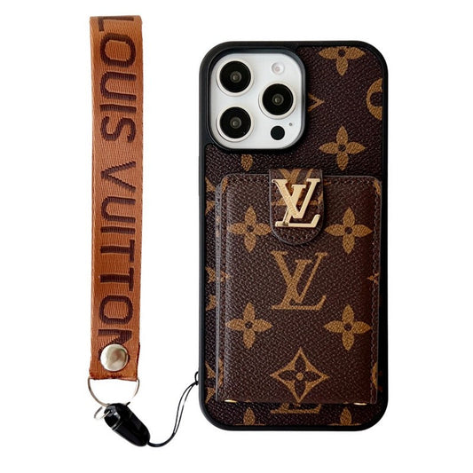 Ylellinen Classic Color Crossbody iPhone-kuori
