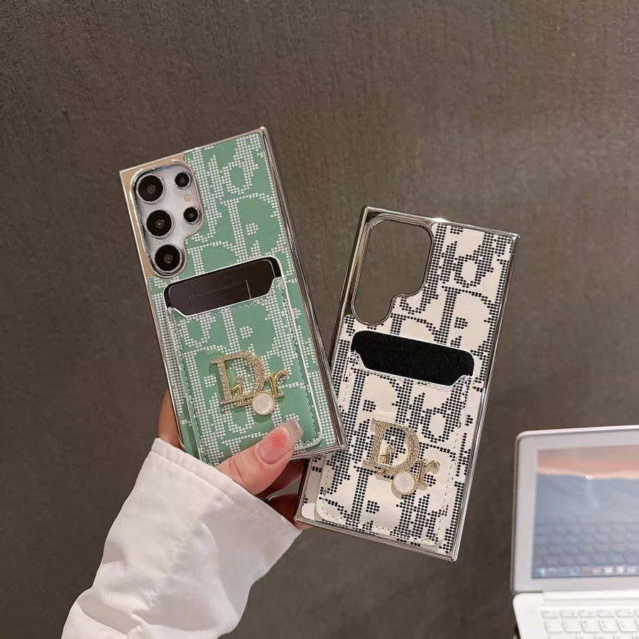 Tyylikäs ikoninen muoti Samsung kotelo korttitaskulla