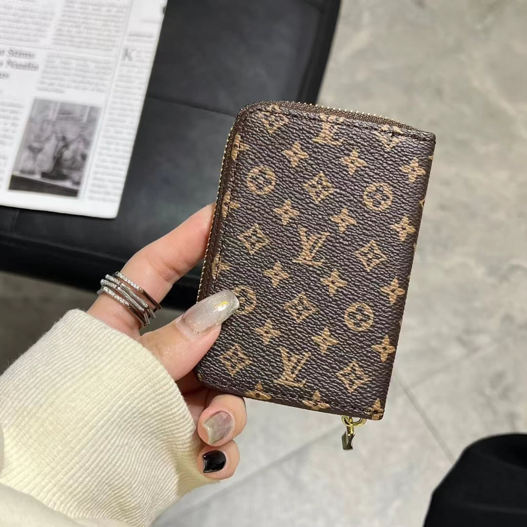 Luxury Monogram Zipper Wallet Collection – Lou, GG, and BBR