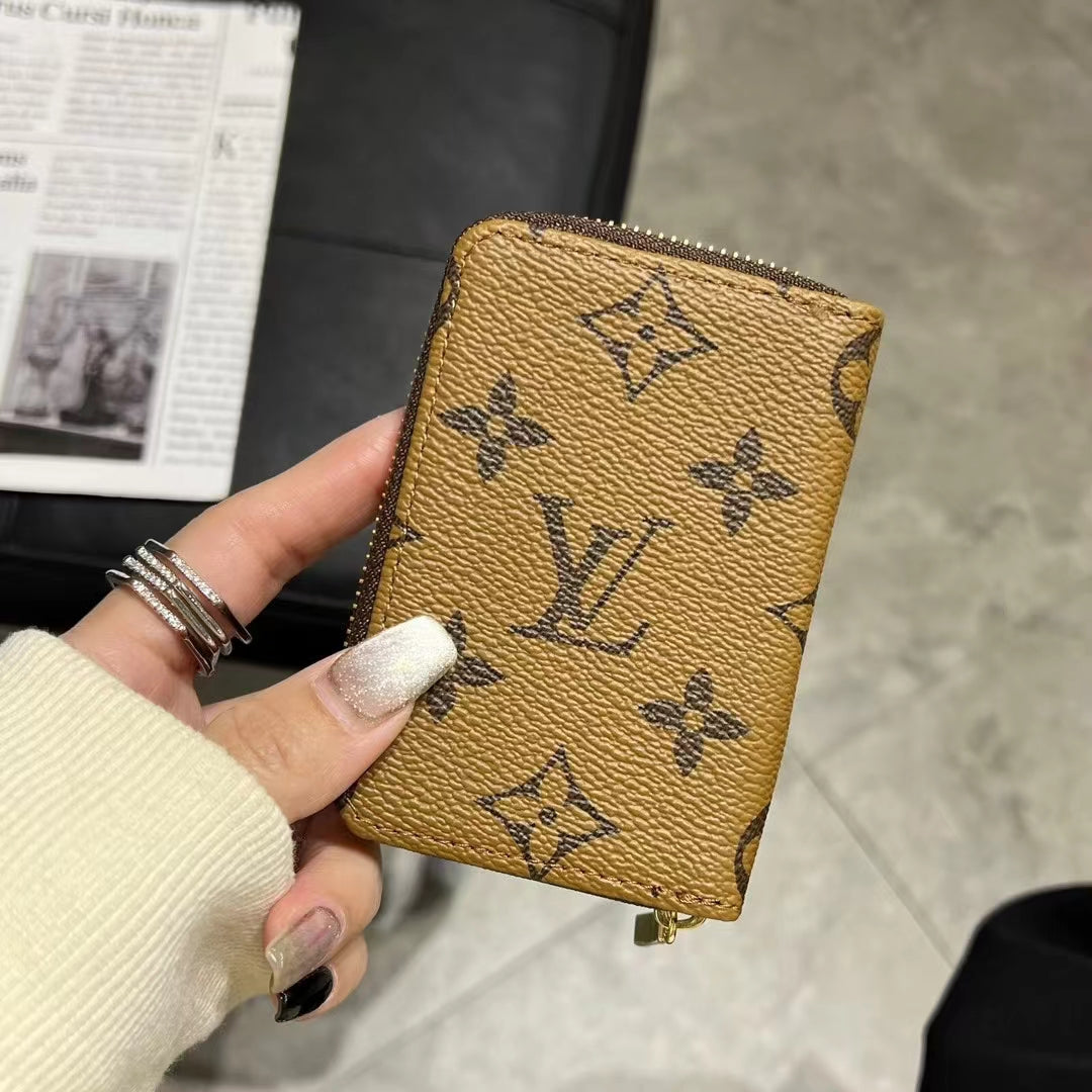 Luxury Monogram Zipper Wallet Collection – Lou, GG, and BBR