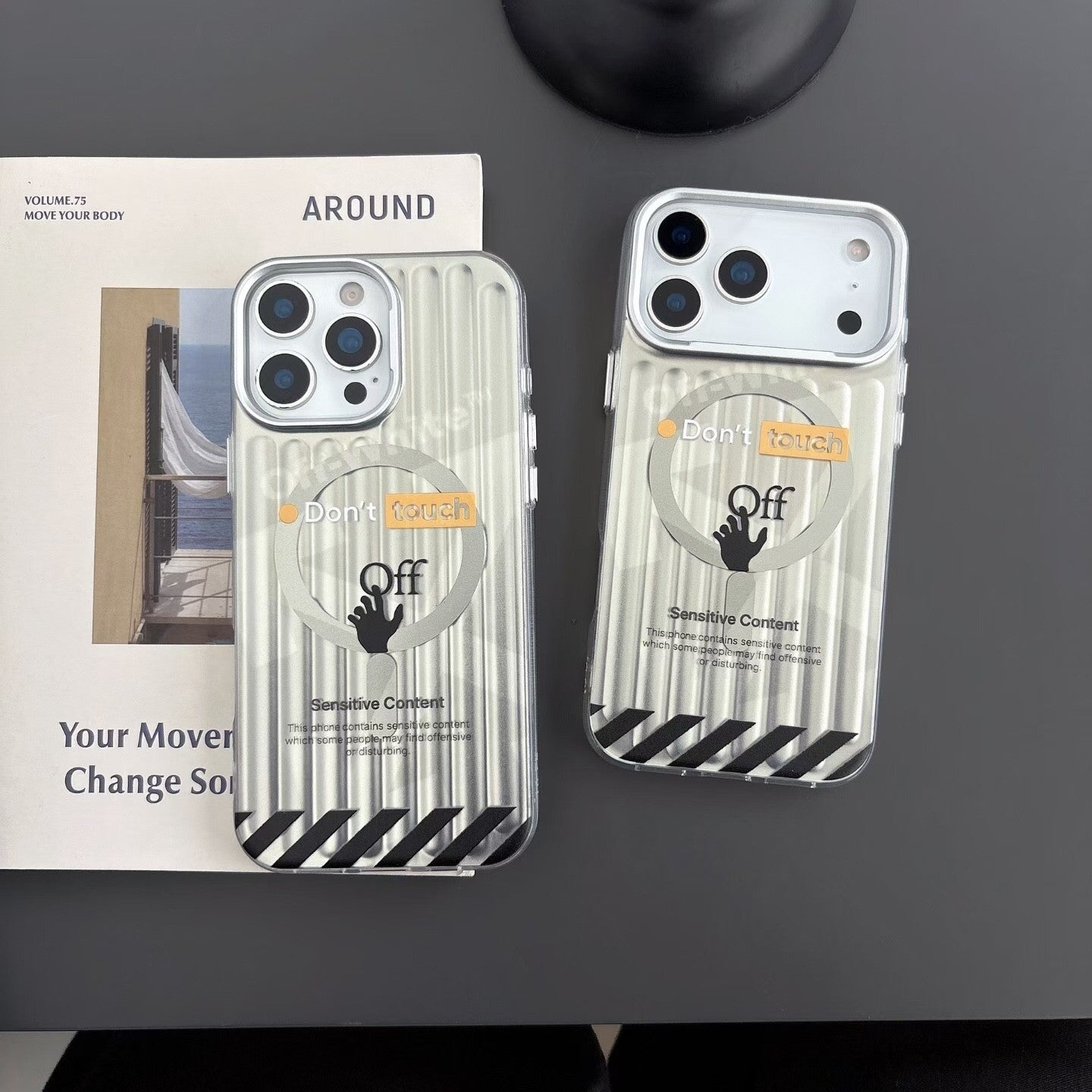 Raak het MagSafe iPhone-hoesje niet aan