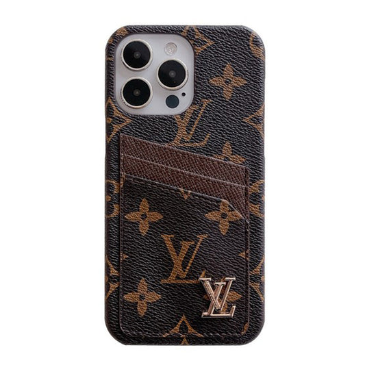 Ylellinen korttilaukku Klassinen iPhone-kotelo