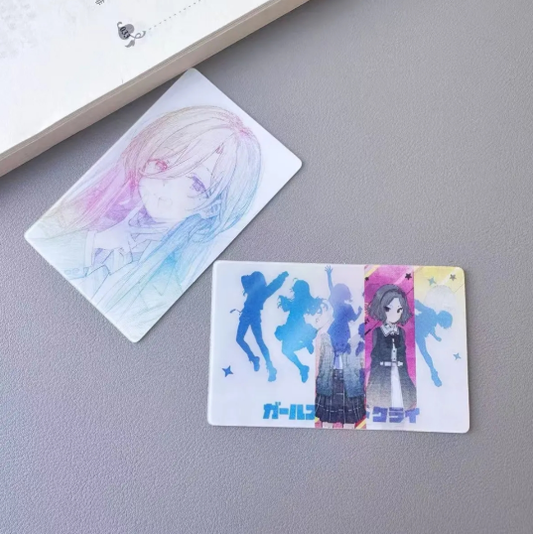 Girls Band Cry 3D Lenticular Card