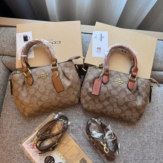 Feita com perfeição: bolsa de mão de couro com toque luxuoso