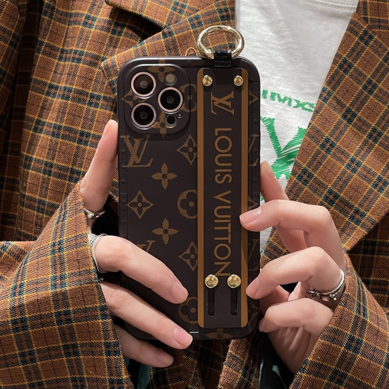 Luxusné hnedé puzdro na iPhone
