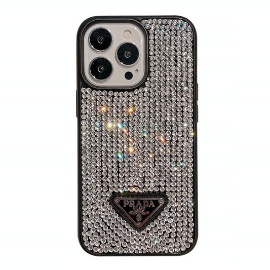 Ylellinen Diamond Crossbody Chain iPhone-kuori
