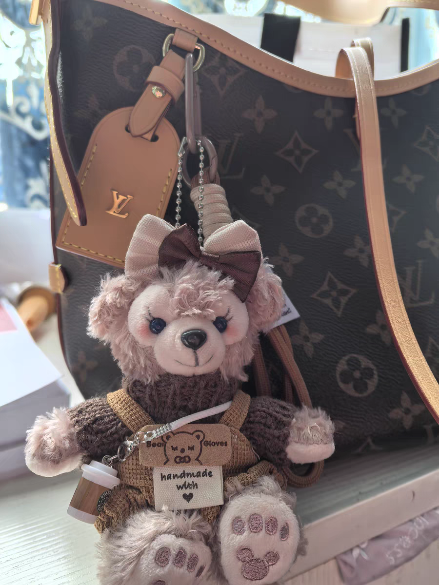 Rajoitettu erä Sherry May Pehmoavaimenperä - Luxe Nallelaukkukoru designkäsilaukkuihin