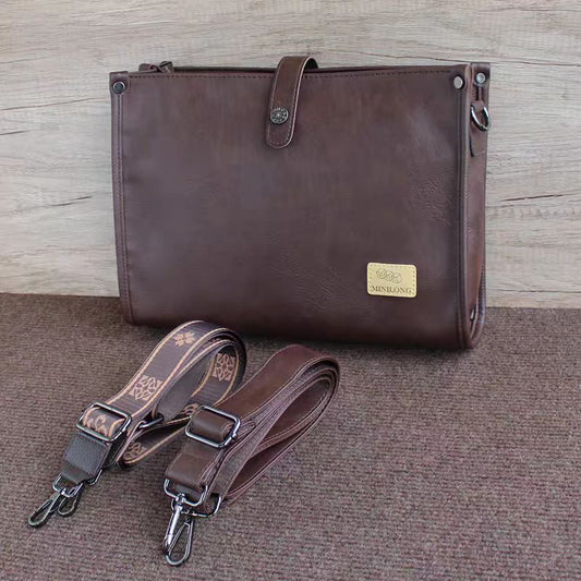 Lyxig läder Crossbody-väska